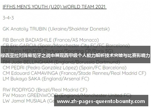 穆西亚拉对阵葡萄牙之战中展现西甲级个人能力解析技术突破与比赛影响力